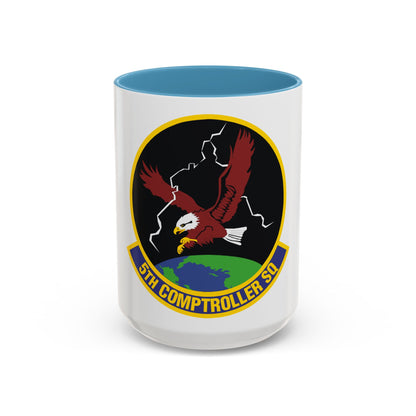 5 Comptroller Squadron AFGSC (U.S. Air Force) Accent Coffee Mug