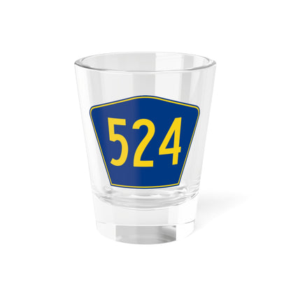 PR secondary 524 (Puerto Rico) (Road Sign) Shot Glass 1.5oz
