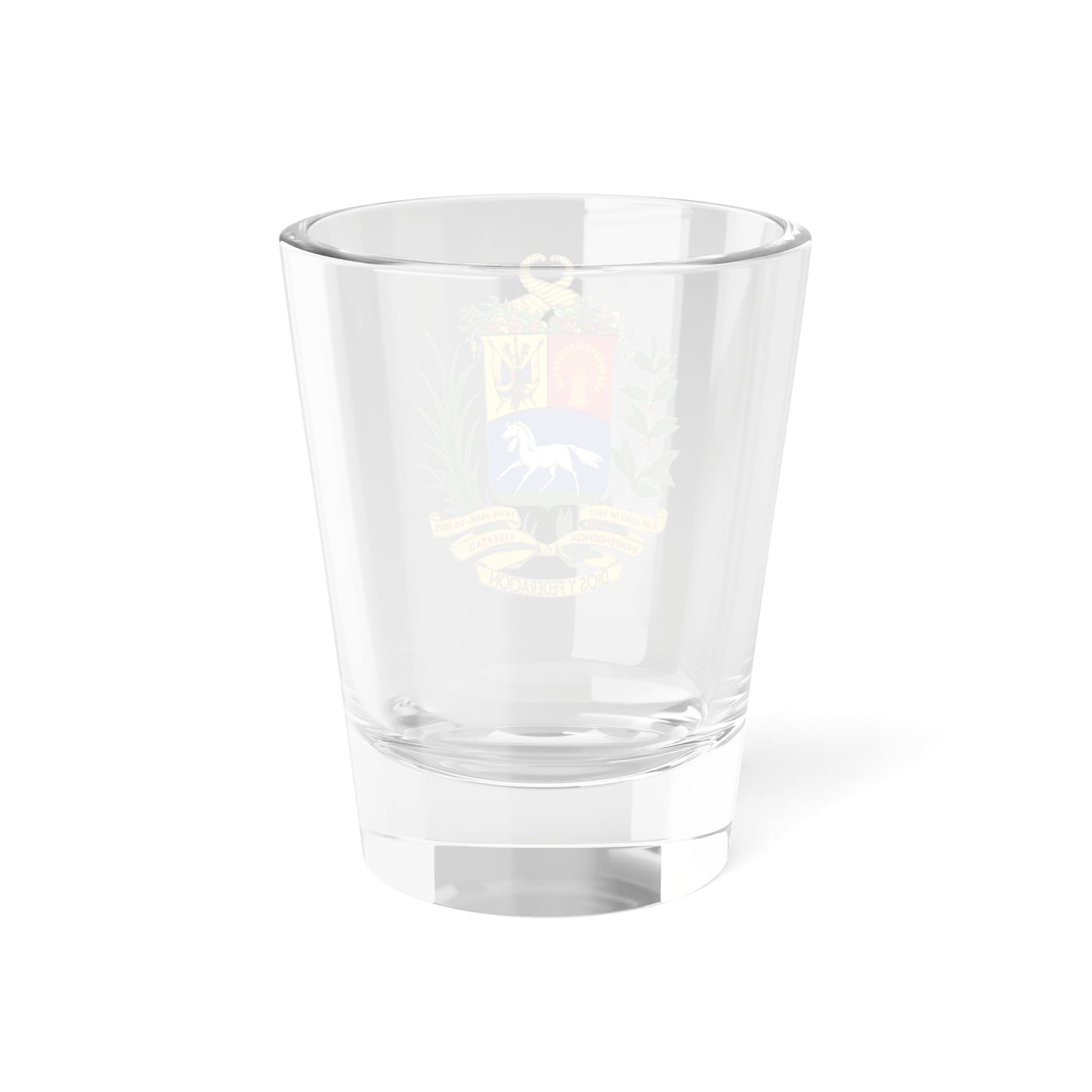Escudo de Venezuela 1863-1864 (United States) (Coat of Arms) Shot Glass 1.5oz