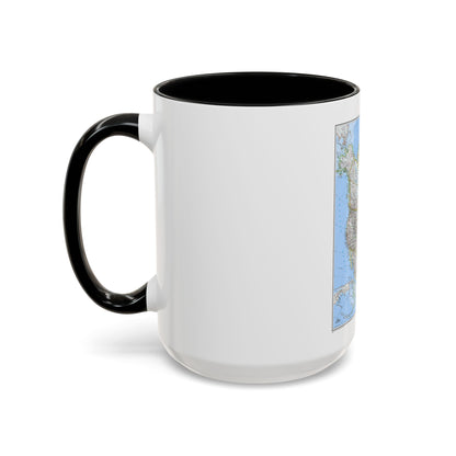 North America (2005) (Map) Accent Coffee Mug