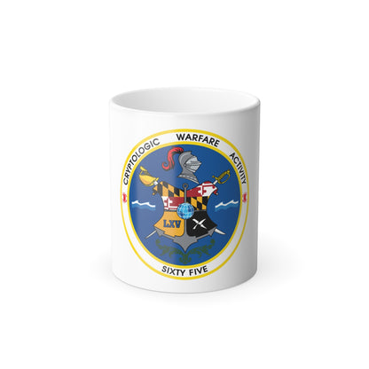 Cryptologic Warfare Activity Sixty Five (U.S. Navy) Color Changing Mug 11oz
