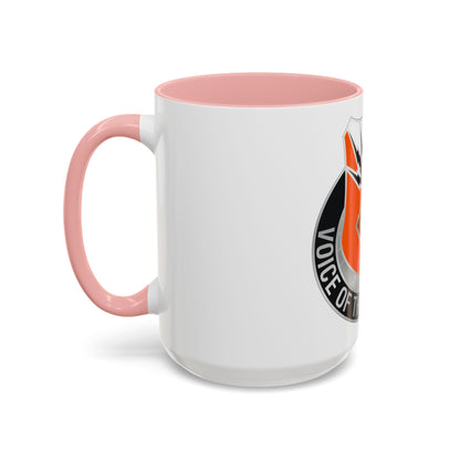 136 Signal Battalion (U.S. Army) Accent Coffee Mug