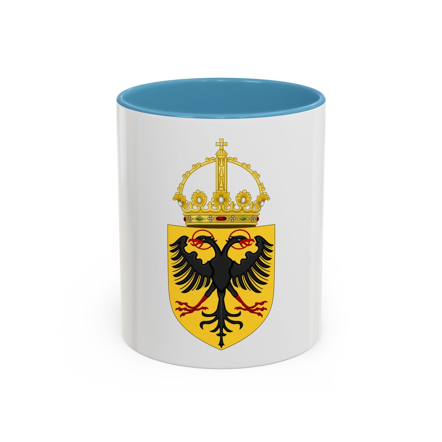 Coat of Arms of the Holy Roman Emperor (1433-1450) - Accent Coffee Mug