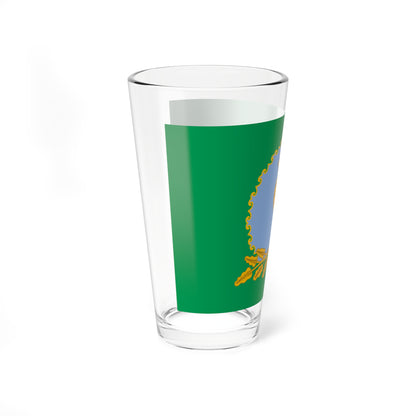 Flag of Alsheevsky rayon (Russia) Pint Glass 16oz