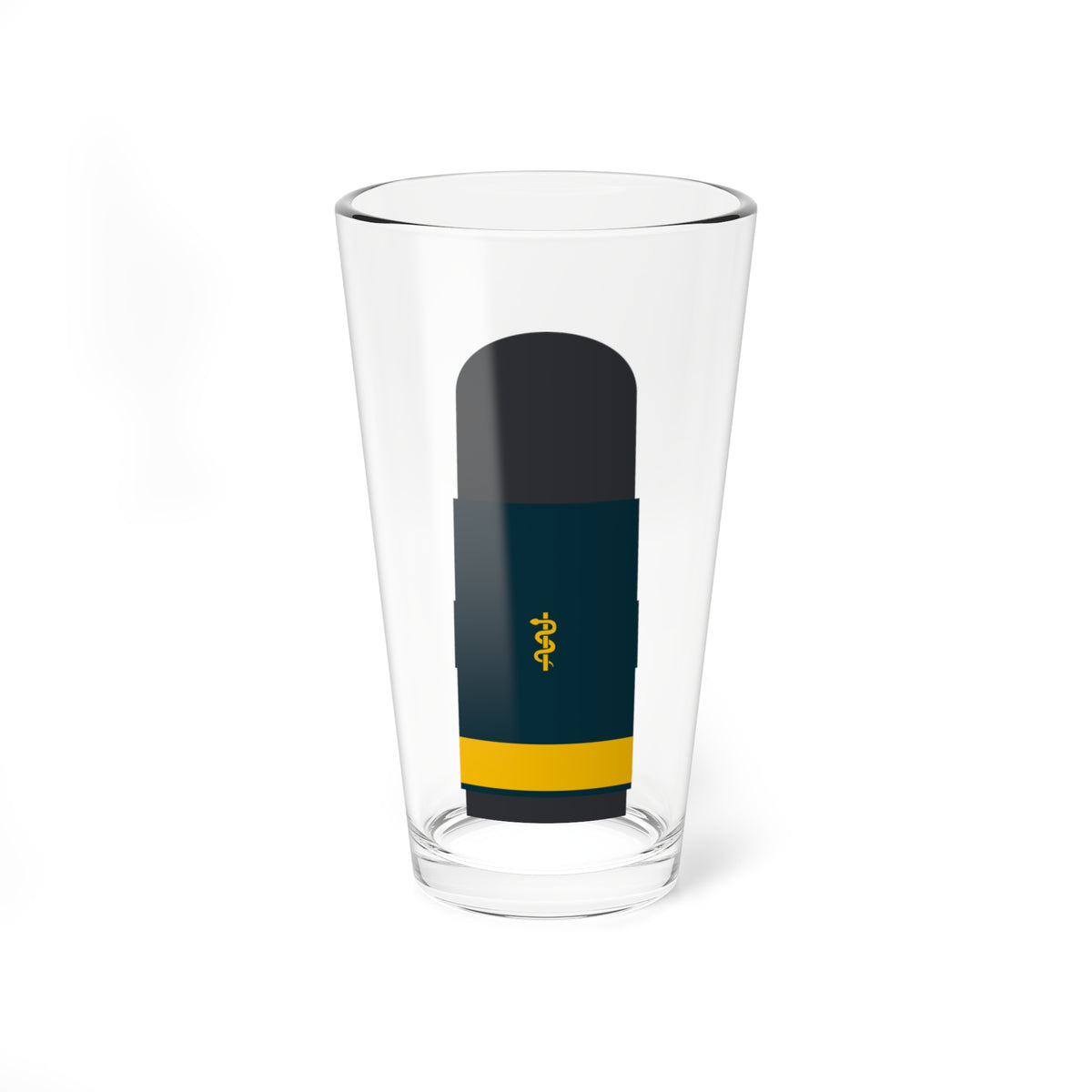 MA BGDB 41 Leutnant zur See SanOA HM L (Military Rank) Pint Glass 16oz
