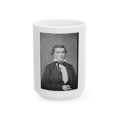 Portrait Of Vice President Alexander Stephens, Officer Of The Confederate States Government (U.S. Civil War) White Coffee Mug