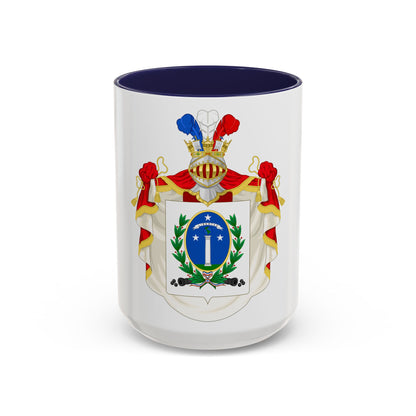 Ornamented Coat of Arms of Chile (1819-1834) Cerro Castillo Version - Accent Coffee Mug