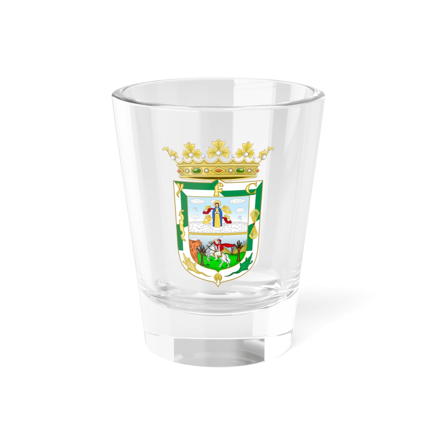 Coat of Arms of Isla Fernandina Cuba (Costa Rica) (Coat of Arms) Shot Glass 1.5oz