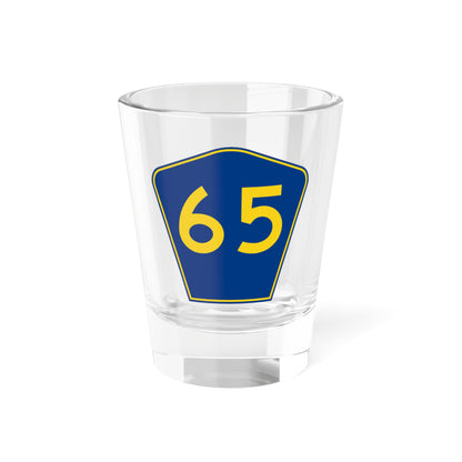 PR secondary 65 (Puerto Rico) (Road Sign) Shot Glass 1.5oz