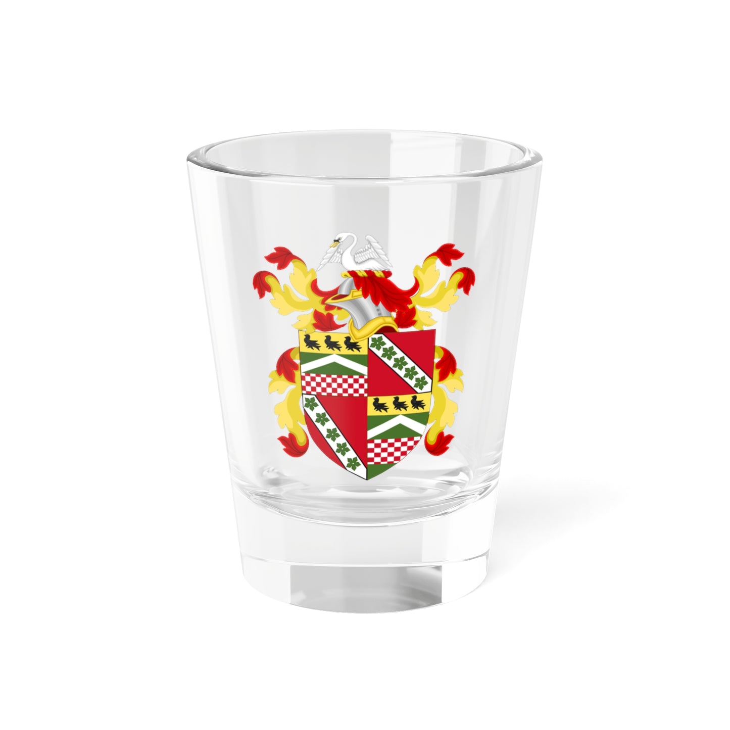Coat of Arms of Josiah Bartlett (United States) (Coat of Arms) Shot Glass 1.5oz
