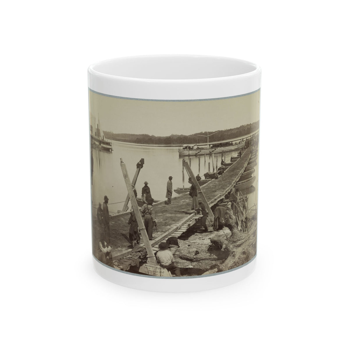 Belle Plain Landing , Va. (1) (U.S. Civil War) White Coffee Mug