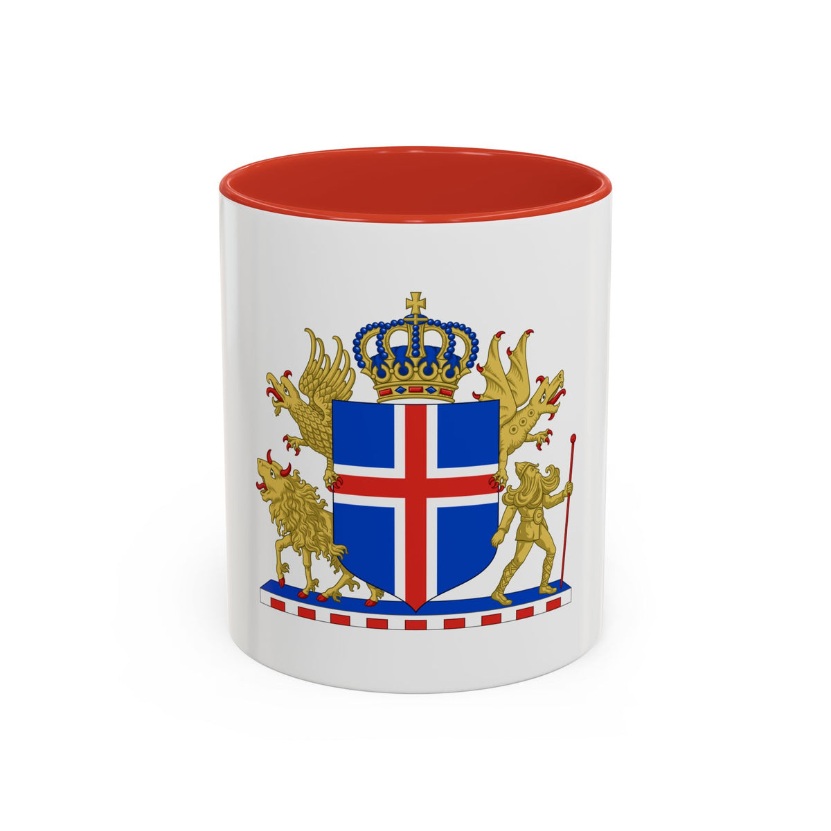 Kingdom of Iceland Coat of Arms - Accent Coffee Mug