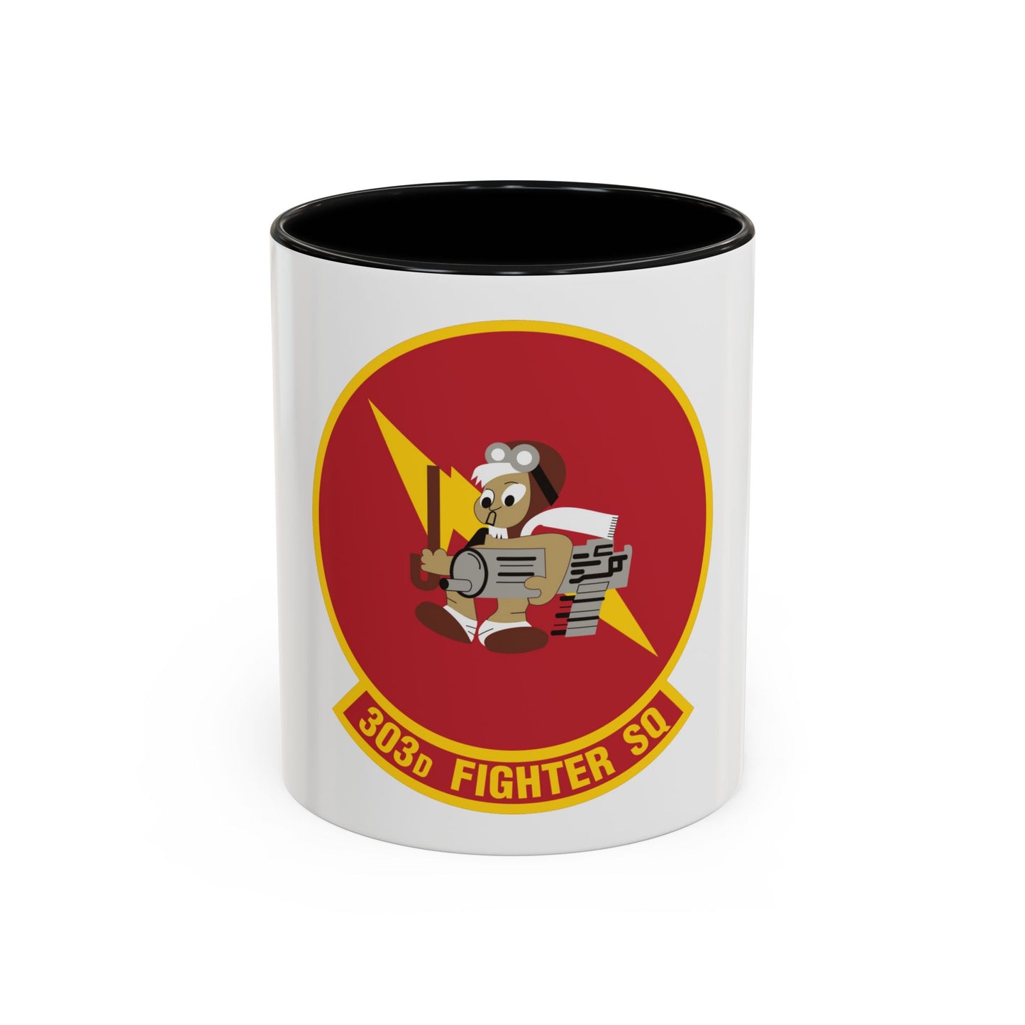 303d Fighter Squadron (U.S. Air Force) Accent Coffee Mug