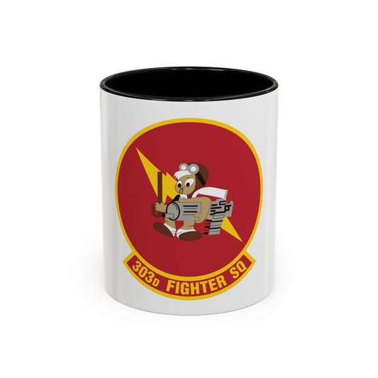 303d Fighter Squadron (U.S. Air Force) Accent Coffee Mug