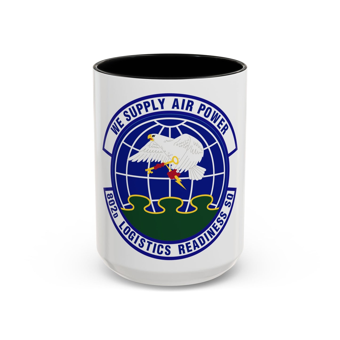 802d Logistics Readiness Squadron (U.S. Air Force) Accent Coffee Mug