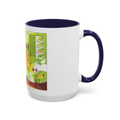 Europe - Celtic (1977) (Map) Accent Coffee Mug