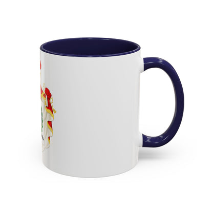 Ornamented Coat of Arms of Chile (1819-1834) Cerro Castillo Version - Accent Coffee Mug