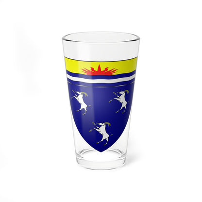MEIRIONNYDD Shield (United Kingdom) (Coat of Arms) Pint Glass 16oz
