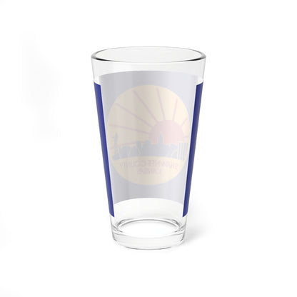 Flag of Shawnee County Kansas (United States) Pint Glass 16oz