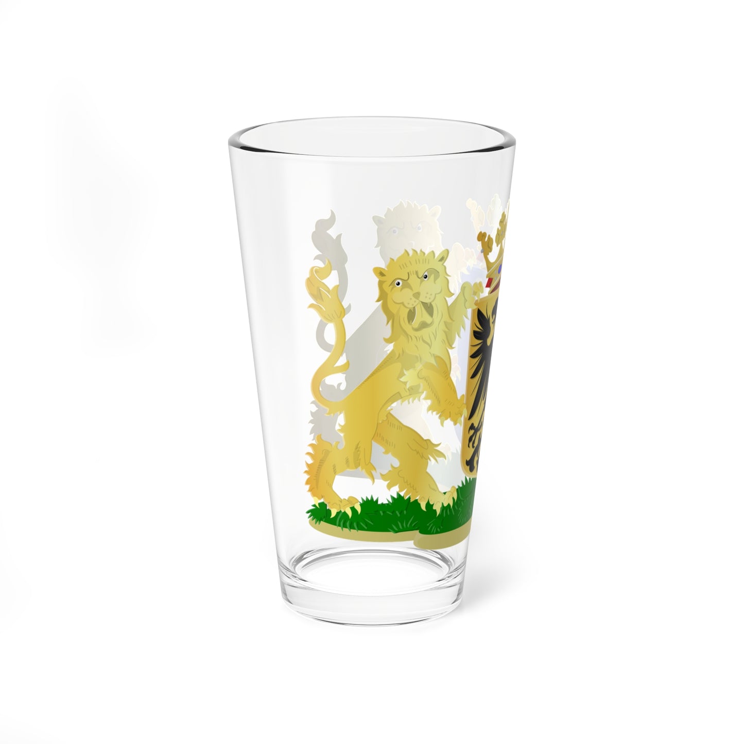 Sûdwest-Fryslân wapen nieuw (Netherlands) (Coat of Arms) Pint Glass 16oz