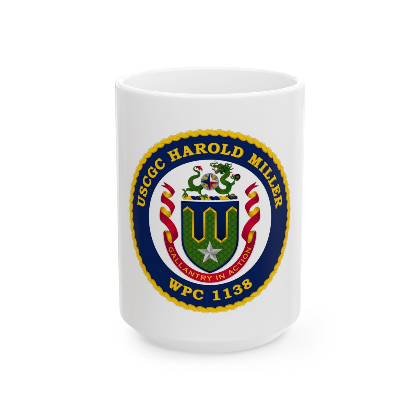 USCGC Harold Miller WPC 1138 (U.S. Coast Guard) White Coffee Mug