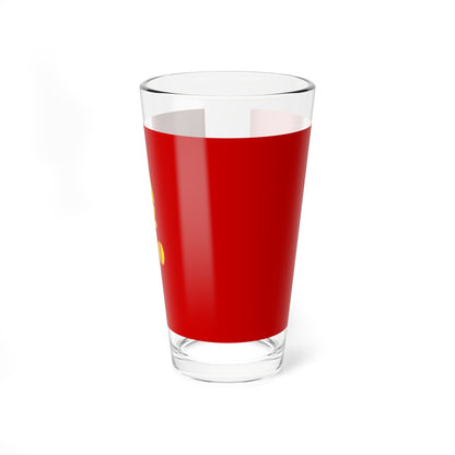 Flag of the North Ossetian Autonomous Oblast (Russia) Pint Glass 16oz