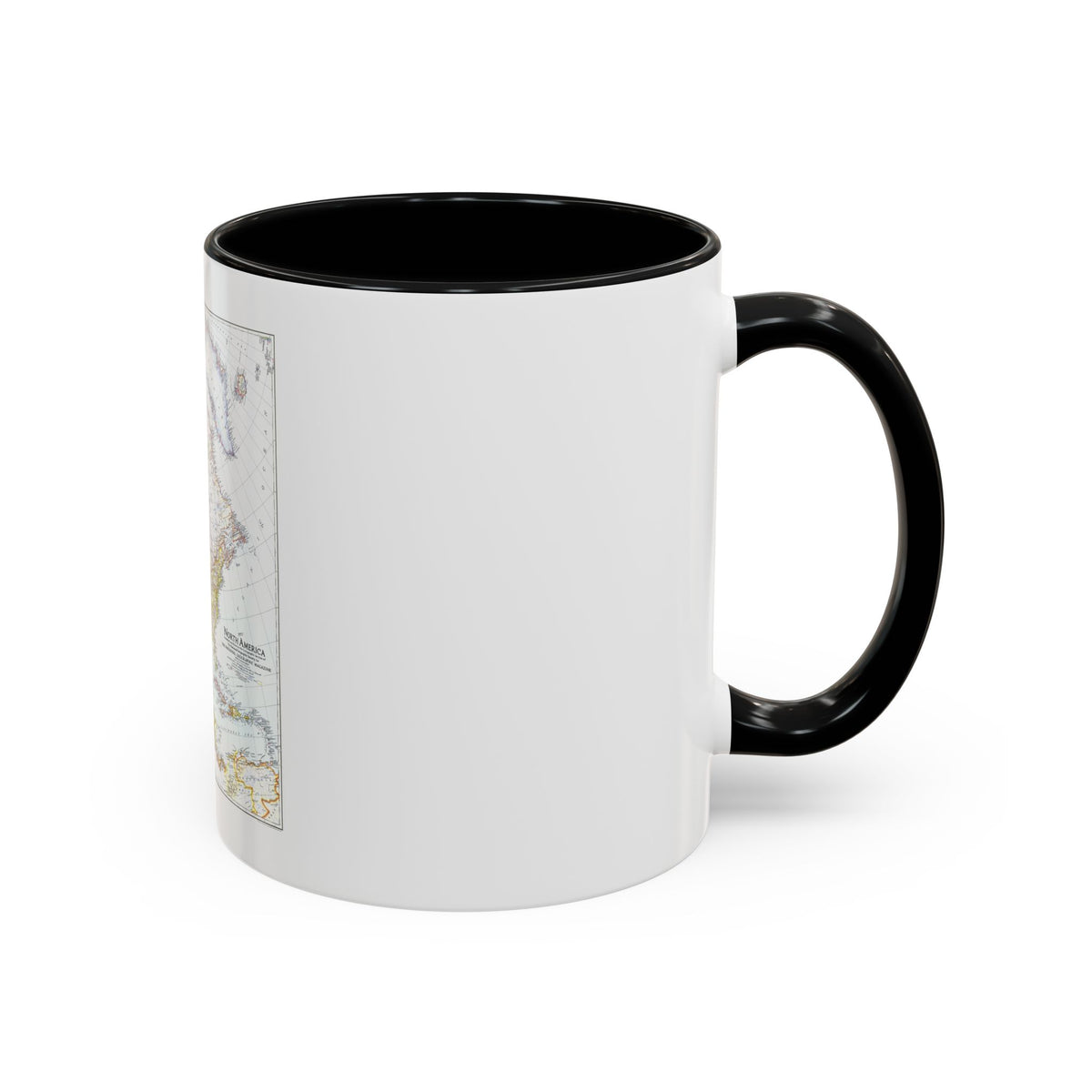 North America (1942) (Map) Accent Coffee Mug