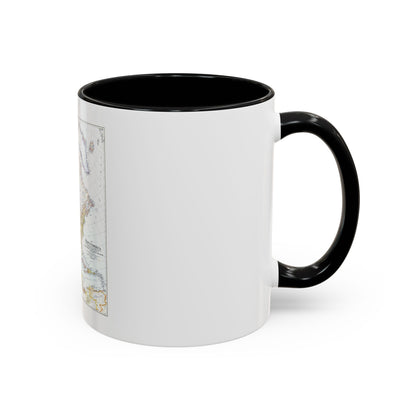 North America (1942) (Map) Accent Coffee Mug