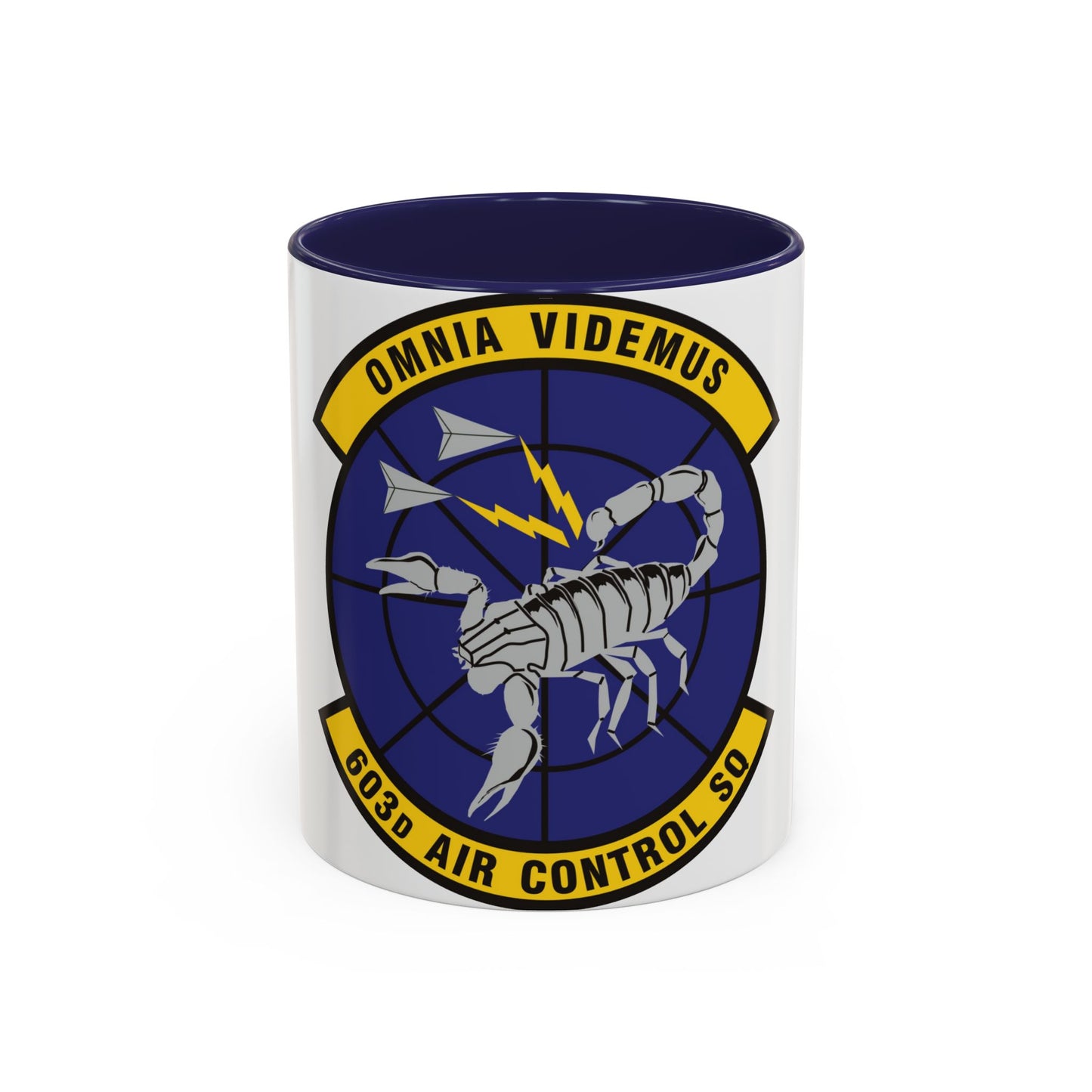 603d Air Control Squadron (U.S. Air Force) Accent Coffee Mug