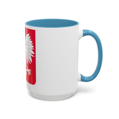 Coat of arms of Poland (1980-1990) - Accent Coffee Mug