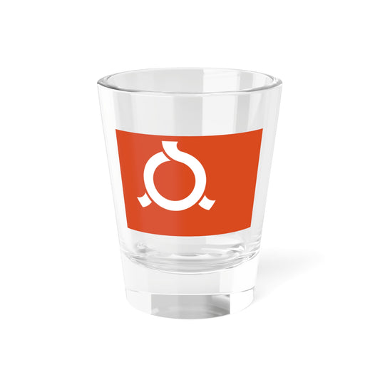 Flag of Fukushima Prefecture Japan - Shot Glass 1.5oz