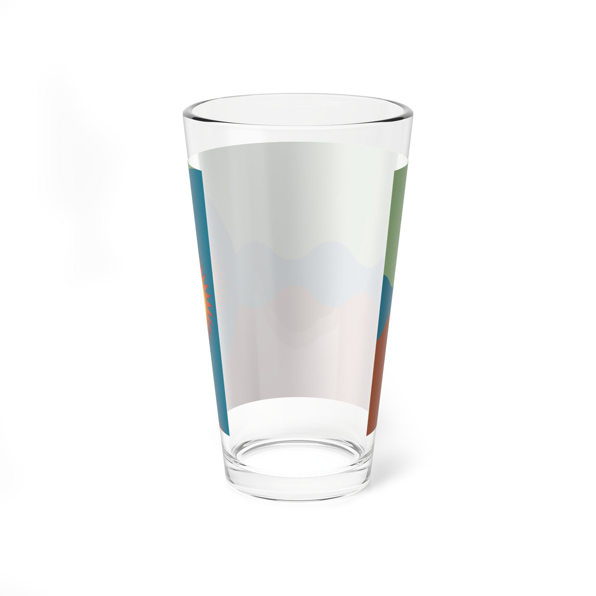 Bandera del Municipio Casacoima (Venezuela) Pint Glass 16oz