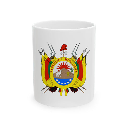 Coat of arms of Bolivia (1826) - White Coffee Mug