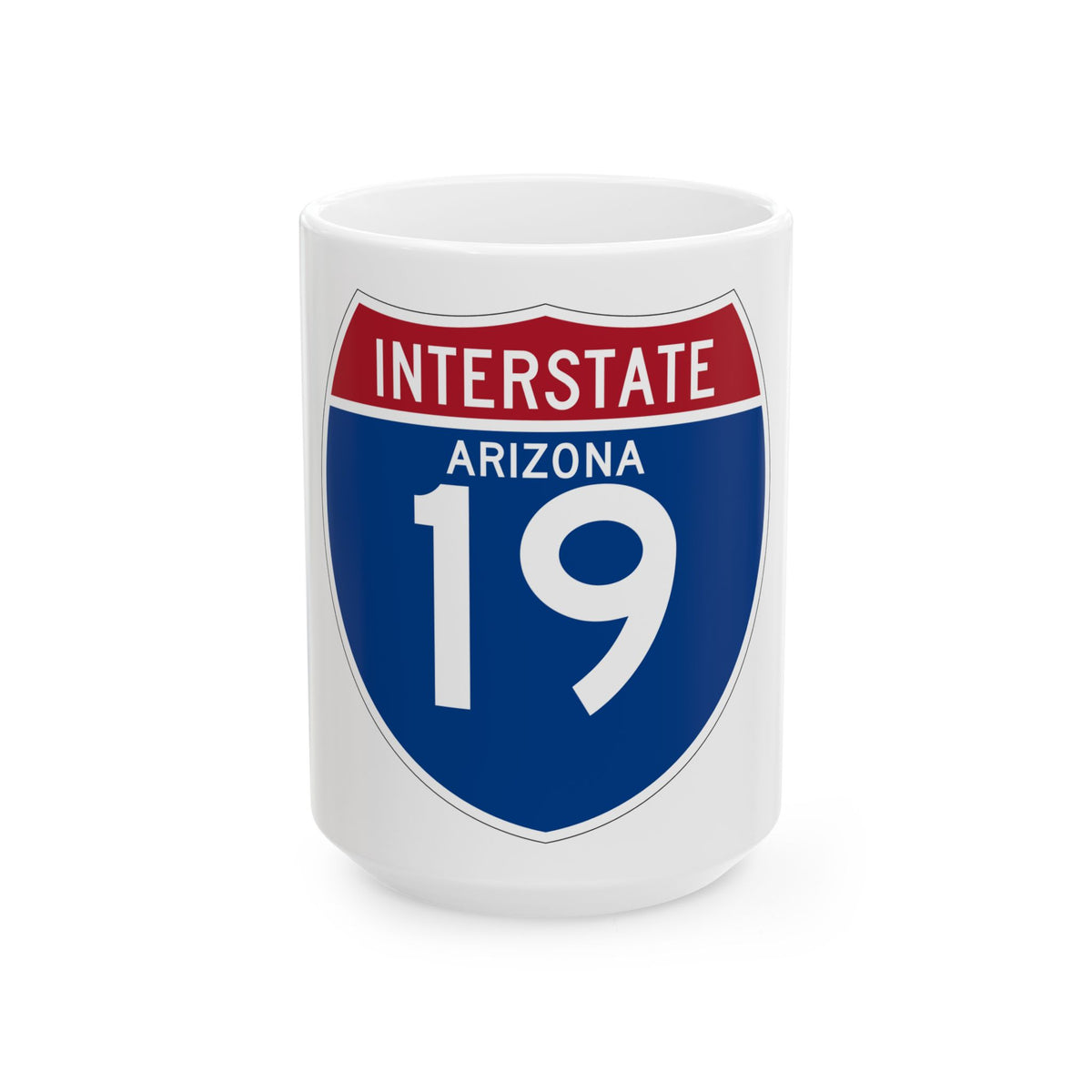 Interstate 19 (U.S. Highways) White Coffee Mug