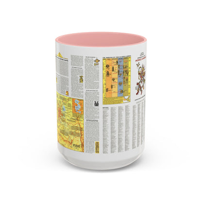 Central America - Archeological Map 2 (1968) (Map) Accent Coffee Mug
