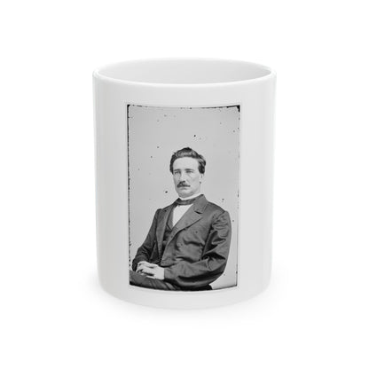 Portrait Of Brig. Gen. John D. Imboden, Officer Of The Confederate Army (U.S. Civil War) White Coffee Mug