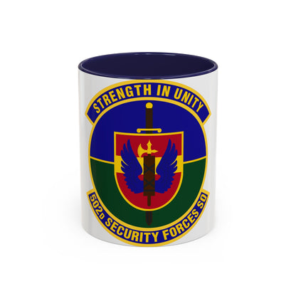 502d Security Forces Squadron (U.S. Air Force) Accent Coffee Mug