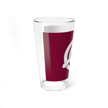 Flag of Kunitomi Miyazaki (Japan) Pint Glass 16oz
