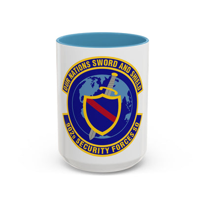 902d Security Forces Squadron (U.S. Air Force) Accent Coffee Mug