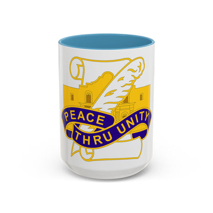 321 Civil Affairs Brigade 2 (U.S. Army) Accent Coffee Mug