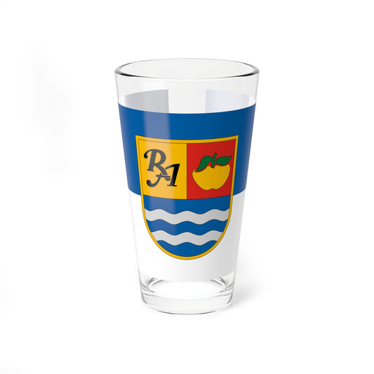 Flag of Racalmas (Hungary) Pint Glass 16oz