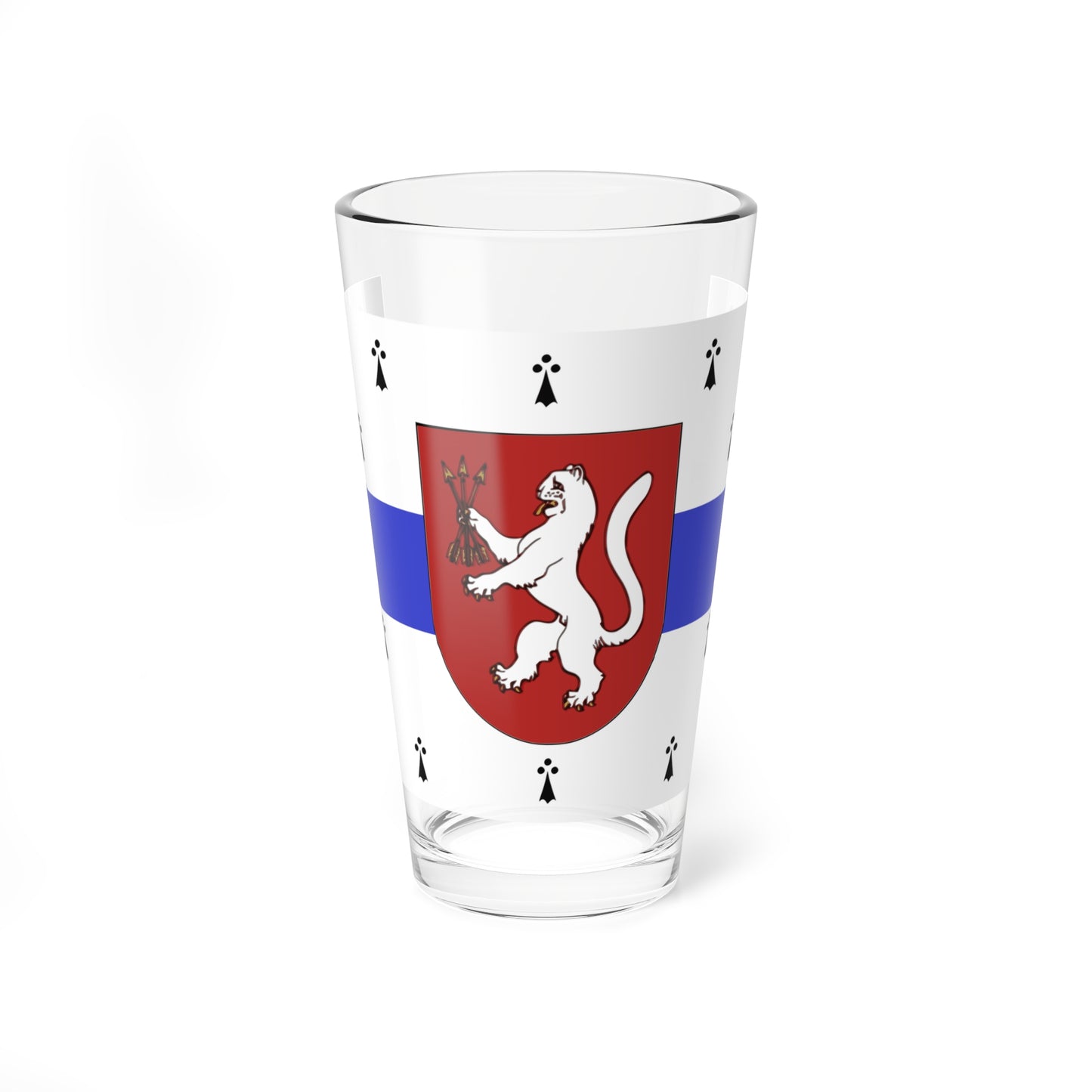 Flag of Gornomariysky rayon (Russia) Pint Glass 16oz