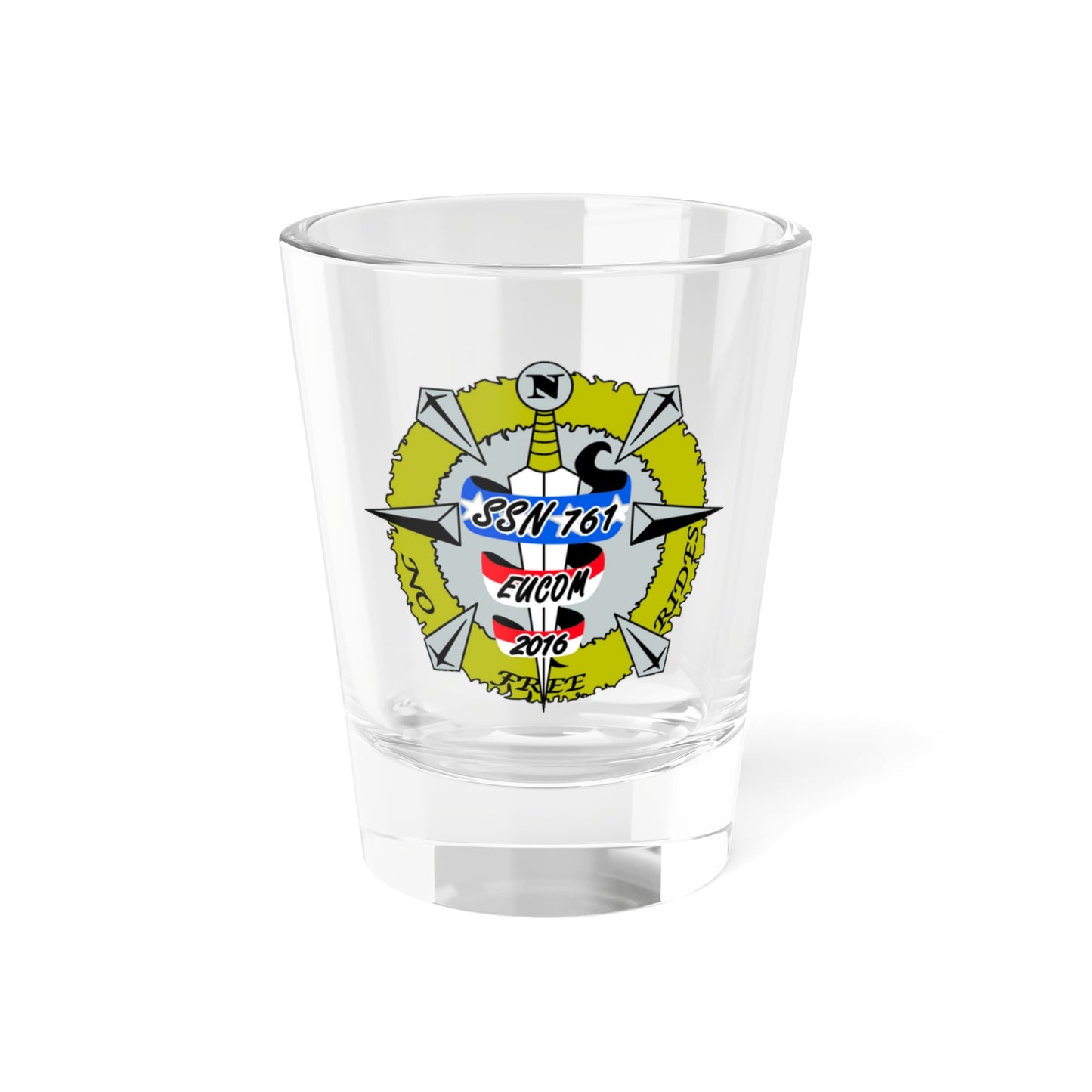 Verre à liqueur USS Springfield SSN 761 (US Navy) 1,5 oz