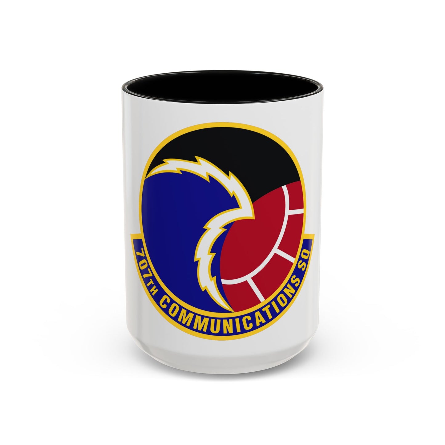 707th Communications Squadron (U.S. Air Force) Accent Coffee Mug