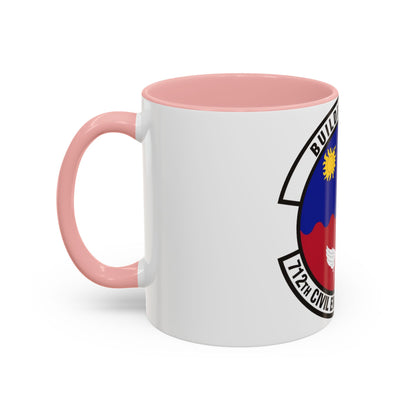 712th Civil Engineer Squadron (U.S. Air Force) Accent Coffee Mug