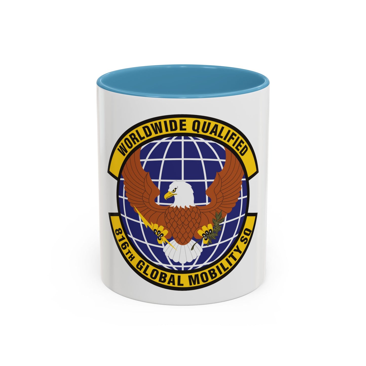 816th Global Mobility Squadron (U.S. Air Force) Accent Coffee Mug