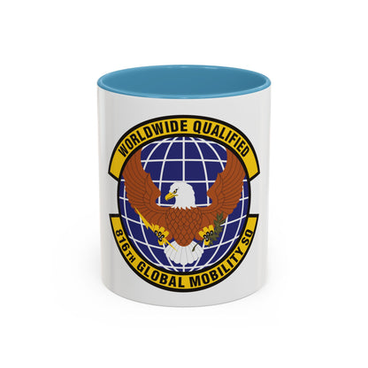816th Global Mobility Squadron (U.S. Air Force) Accent Coffee Mug