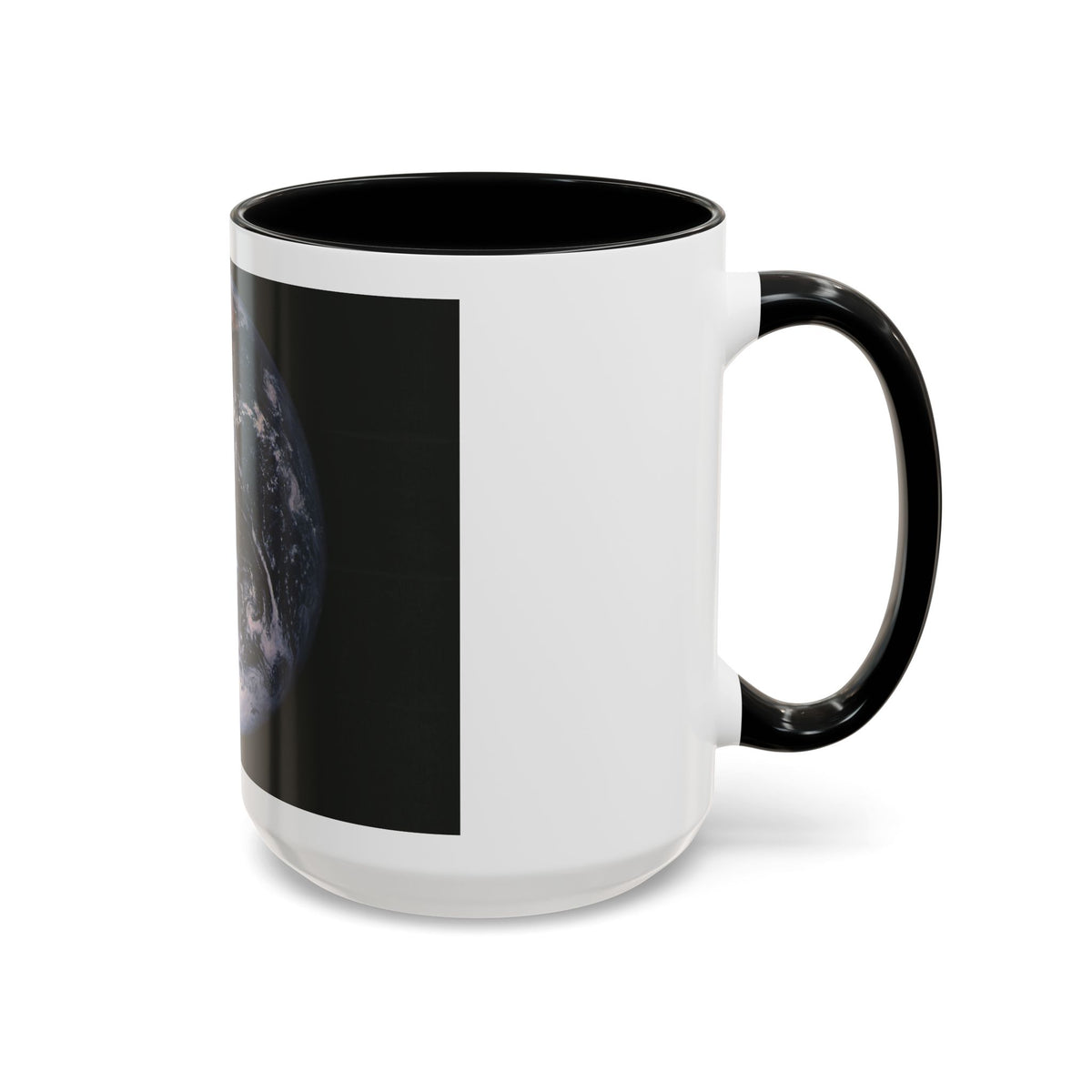 Space - Earth from Space (1973) (Map) Accent Coffee Mug