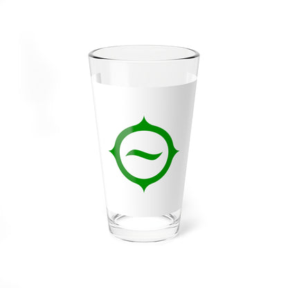Flag of Hino Tokyo (Japan) Pint Glass 16oz