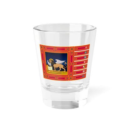 Flag of Veneto Italy - Shot Glass 1.5oz